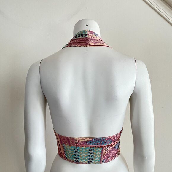 FP One Top Pink Halter In Lilac Combo M - Picture 4 of 11